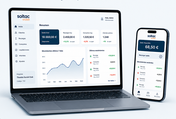 Backoffice Soltac Wallet